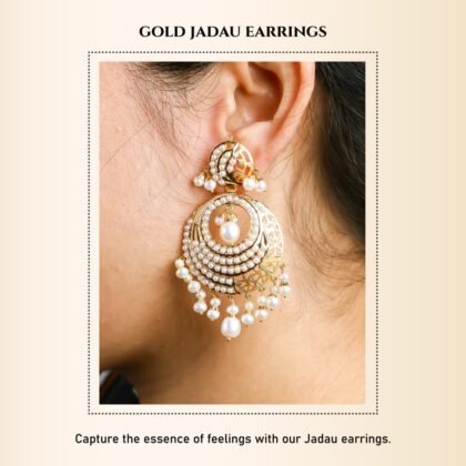 Jadau earring. narayandas.co.in